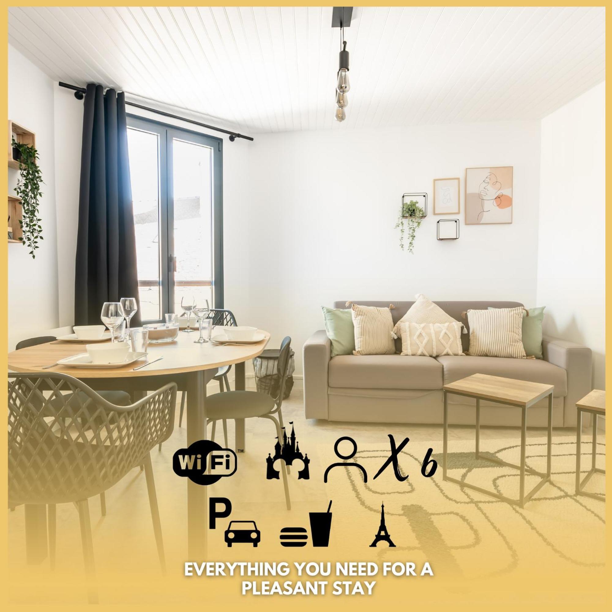 Le 27 - Appartement Cosy - Disney 15Min Crecy-la-Chapelle Exterior foto